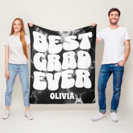 Best Grad jemals Black Gefärbte Krawatte Abschluss Fleecedecke