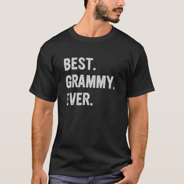 Best Grammy Ever Family Grandma T-Shirt (Vorderseite)