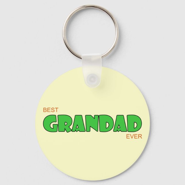Best Grandad Ever Schlüsselanhänger (Vorderseite)