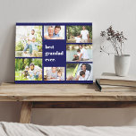 Best Grandad je 7 Foto Collage Navy Blue Leinwanddruck<br><div class="desc">Erstellen Sie Ihre eigene Foto-Collage auf einer marineblauen Leinwand für die Beste Großmutter Ever. Die Vorlage ist Set für Sie bereit, um 7 Ihrer Lieblings-Fotos hinzufügen und Sie können auch "Großanzeige" bearbeiten, wenn Sie möchten. (z.B. Opa, Papa, Vater, Onkel, Bruder usw.) Fügen Sie Ihre Fotos im Uhrzeigersinn von oben links,...</div>