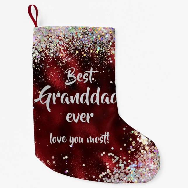 Best GrandDAD Kleiner Weihnachtsstrumpf (Vorderseite)