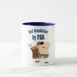 Best GRANDFATHER by PAR - Funny Golf Golfer Golfpl Tasse