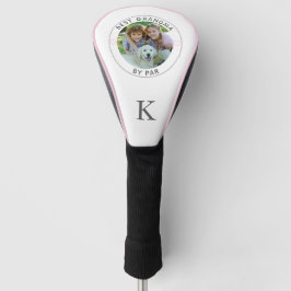 BEST GRANDMA BY PAR Foto Monogram Custom Golf Headcover