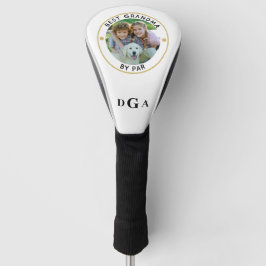 BEST GRANDMA BY PAR Foto Monogram Golf Headcover