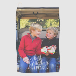 Best Grandma Ever Foto Golfhandtuch