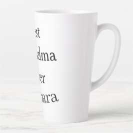 Best Grandma ever name date simple mothers day min Milchtasse