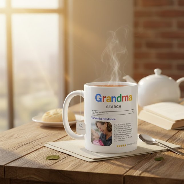 Best Grandma Ever Personalized Photo Mug (Créateur téléchargé)