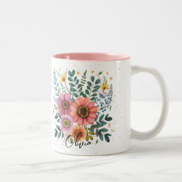 Best Grandma Ever Personalized Zweifarbige Tasse