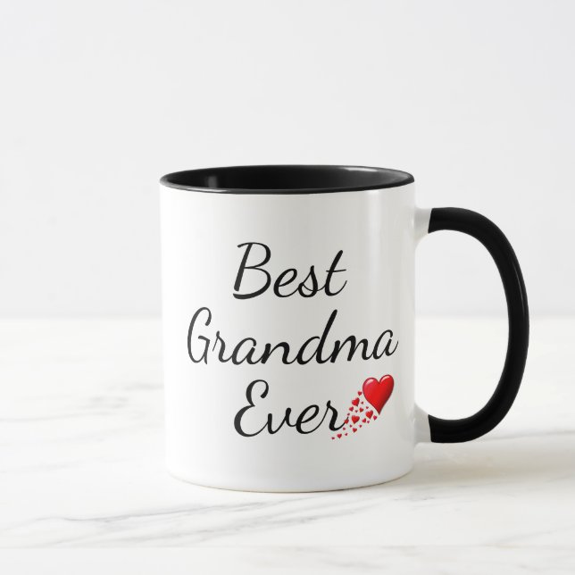 BEST GRANDMA JE Personalisierte Sprichwörter 31 Tasse (Rechts)