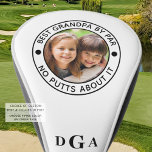 BEST GRANDPA BY PAR Foto Monogram Funny Golf Headcover<br><div class="desc">Für den besonderen Golfspieler, erstellen Sie ein einzigartiges Foto-Golf-Kopfcover mit dem bearbeitbaren Titel BEST GRANDPA BY PAR - NO PUTTS ÜBER IT oder Ihren eigenen Text und personalisiert mit einem Bild und seinem Monogramm in Ihrer Auswahl von Schriftart-Stile und Farbkombinationen (in Weiß auf Schwarz). Wählen Sie Ihre Pipingfarbe auf der...</div>