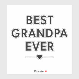 Best grandpa ever  aufkleber