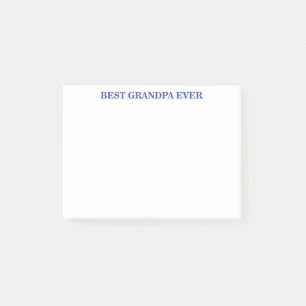 BEST GRANDPA EVER POST-IT KLEBEZETTEL