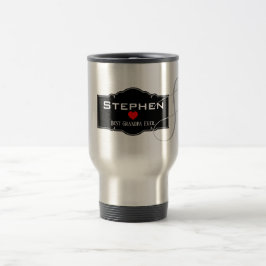 BEST GRANDPA JE PERSONALISIERTE REISE MUG REISEBECHER