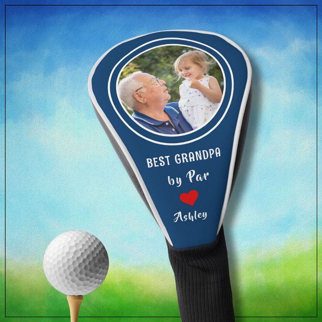 BEST GRANDPA NACH PAR Custom Foto Golf Headcover (Von Creator hochgeladen)