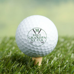 BEST GRANDPA NACH PAR Monogramm Ihre Farbe Golfball