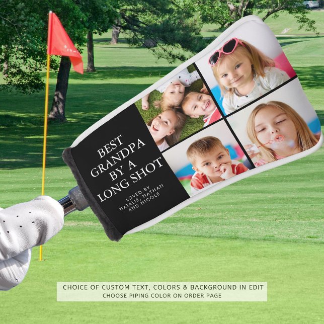 BEST GRANDPA VON EINEM LANGEN SHOT 4 Foto Collage Golf Headcover (Von Creator hochgeladen)