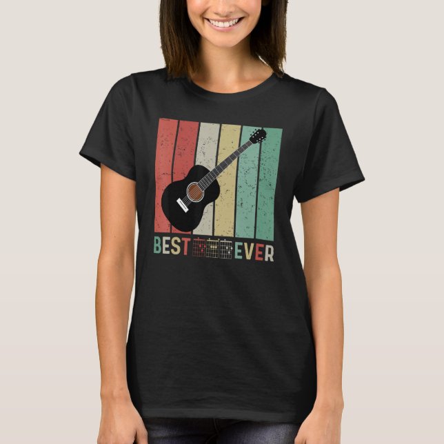 best guitar dad ever chords best dad guitar dad Re T-Shirt (Vorderseite)