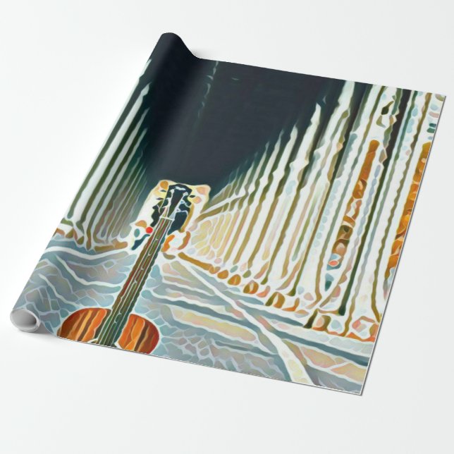 Best guitarist ever geschenkpapier (Ungerollt)