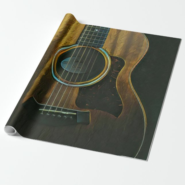 Best guitarist ever geschenkpapier (Ungerollt)