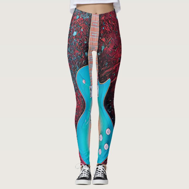 Best guitarist ever leggings (Vorderseite)
