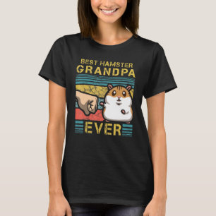 Best Hamster Opa Ever Cavy Hammy Daddy Papa Gr T-Shirt