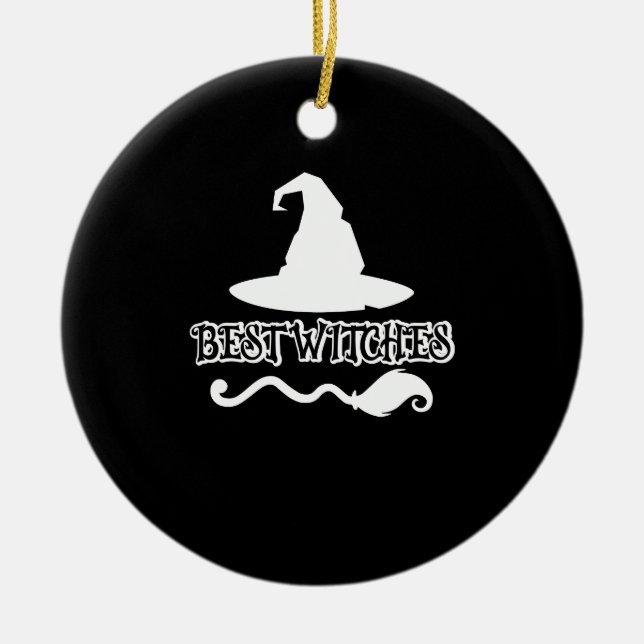 Best Hexen Funny Witch Shirt Halloween 2021 Keramik Ornament (Vorne)