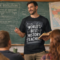Best History Teacher Chalkboard Design