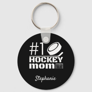 Best Hockey Mama Schlüsselanhänger Nummer 1 Schw