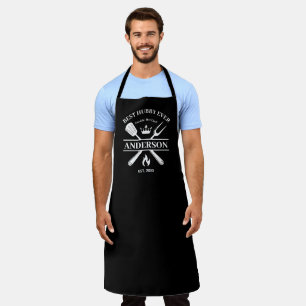 Best Hubby je GRILLEN King Personalisierte Paare - Schürze