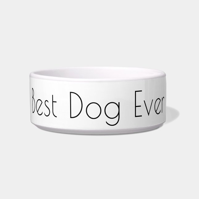 Best Hund je Geschenke für Hunde Weihnachten Weiß  Napf (Vorderseite)