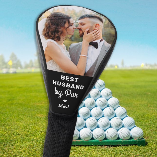 Best HUSBAND by Par Birthday Custom Foto Golf Headcover (Von Creator hochgeladen)