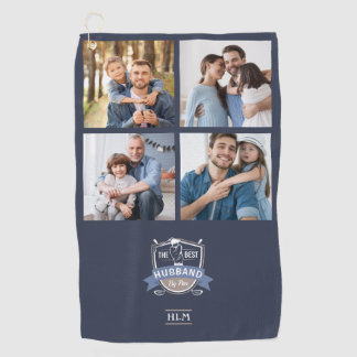 Best Husband By Par Personalisierte Fotos Golf Han Golfhandtuch