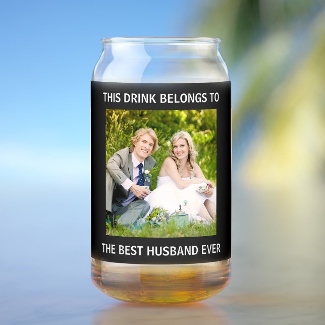 Best Husband Ever Foto Beer Dosenglas (Von Creator hochgeladen)