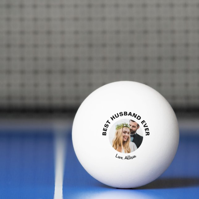 Best Husband Ever Foto Tischtennisball (Netto)
