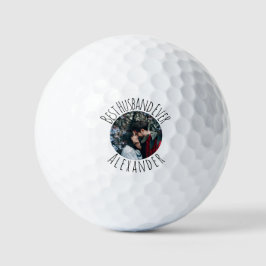 Best Husband Ever Golfer Valentines Day Player Golfball