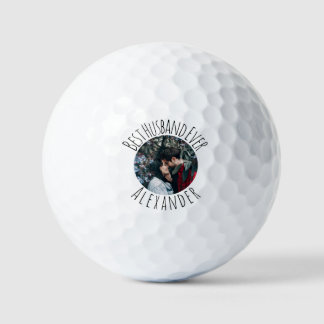 Best Husband Ever Golfer Valentines Day Player Golfball