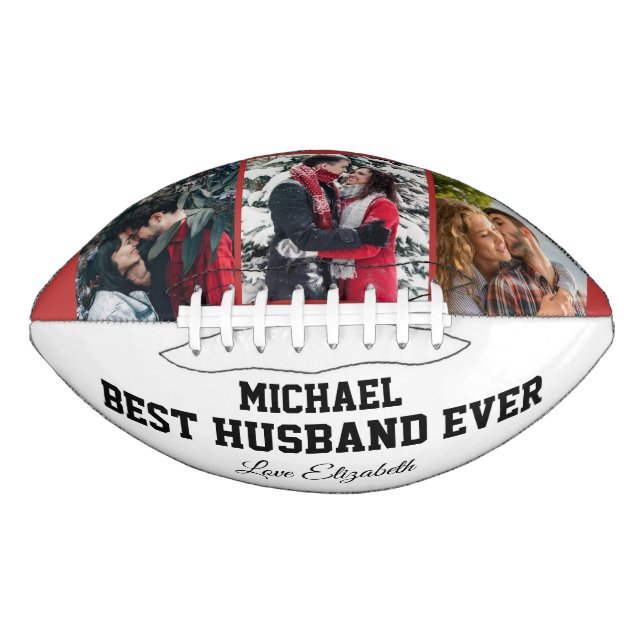 Best Husband Ever Sports Valentines Day Player Fan Football (Vorderseite)