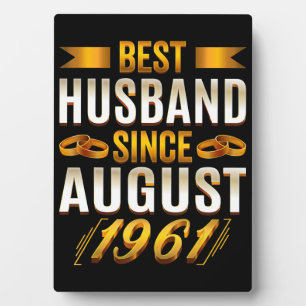 Best Husband Funny 59th Anniversary Parents Fotoplatte