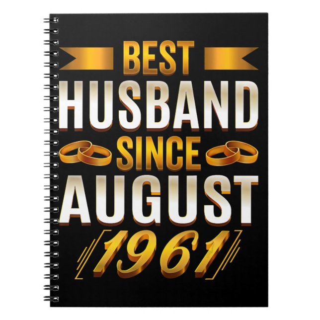 Best Husband Funny 59th Anniversary Parents Notizblock (Vorderseite)