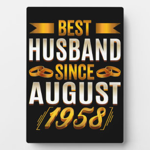 Best Husband FunnyAnniversary Mama Vater Fotoplatte