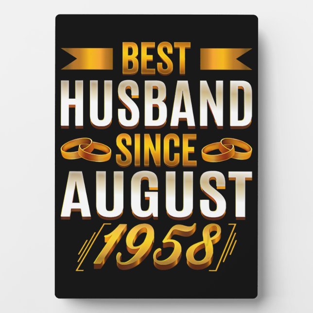 Best Husband FunnyAnniversary Mama Vater Fotoplatte (Vorderseite)