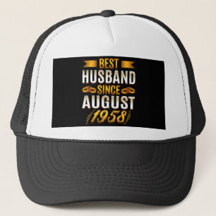 Best Husband FunnyAnniversary Mama Vater Truckerkappe