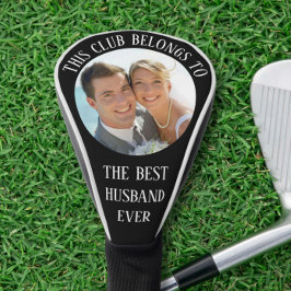 Best Husband je Foto Black Golf Headcover
