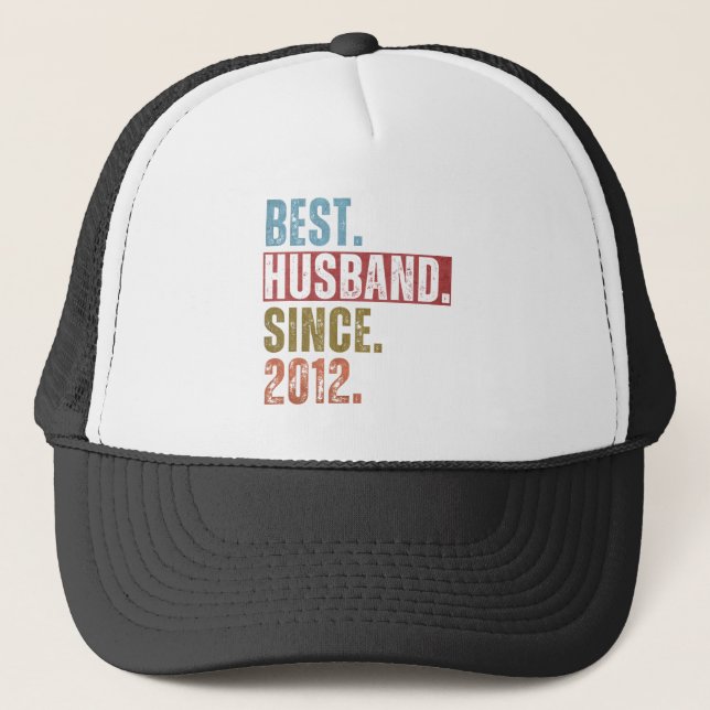 BEST HUSBAND SEIT 2012 TRUCKERKAPPE (Vorderseite)