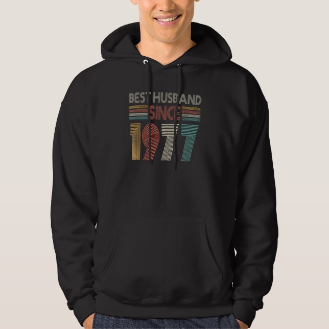 Best Husband Since 1977 45th wedding anniversary Hoodie (Vorderseite)