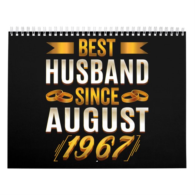 Best Husband Since August 1967 Kalender (Titelbild)