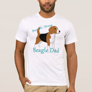 Best In Show Beagle Vater Personalisiert T-Shirt