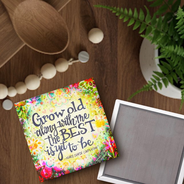 "Best is yet Be"Inspirivity Magnet (Von Creator hochgeladen)