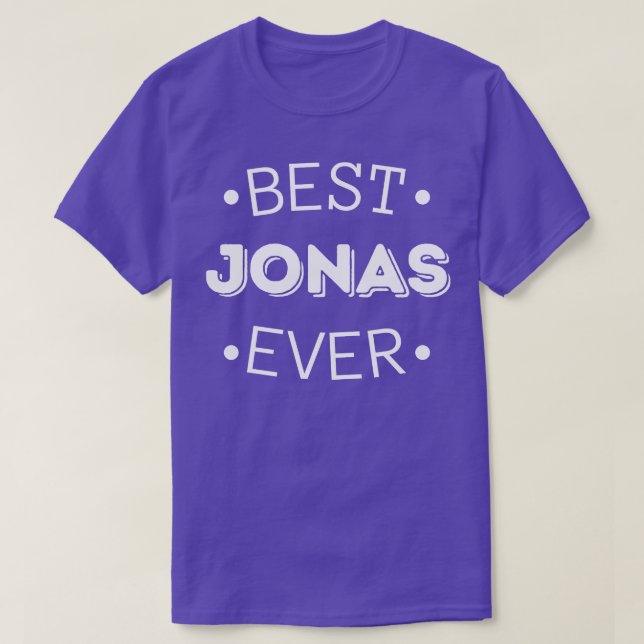 Best Jonas Ever Funny Jonas erster Vorname T-Shirt (Design vorne)