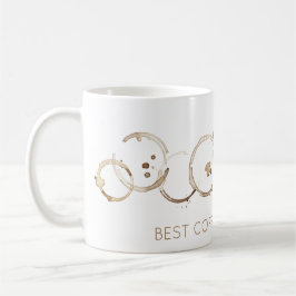 BEST KAFFEE SHOP JE Kaffeegeschicht Brown White Fu Kaffeetasse
